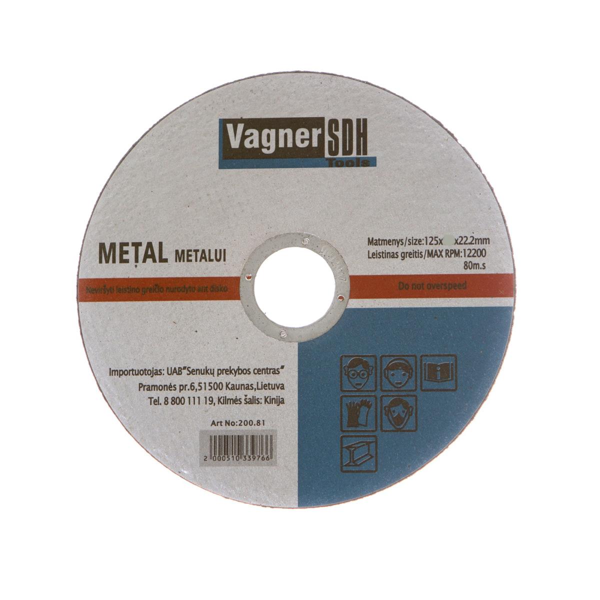 Trennscheiben 50 Stk. ø125 x 1,2mm für Metall Stahl Flexscheiben,Vagner SDH,2100510349267, 4243067013354