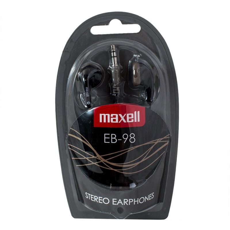 Maxell Stereo Kopfhörer EB-98 black Colour for Music Phone MP3 CD Player,maxell,000051212526, 4902580748630