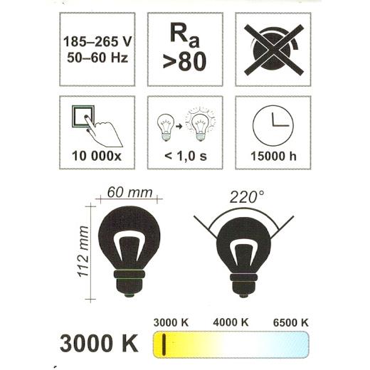 LED Birne E27 Strahler 9W Lampe Leuchtmittel Licht Birne Warmweiss 806lm,OKKO,4772013127970, 4772013127970