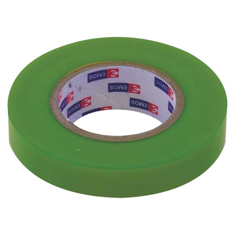 10 Rollen Grün Elektriker Klebeband PVC Isolierband Isoband - 15mm x 10m,EMOS,F61519, 0685293811443