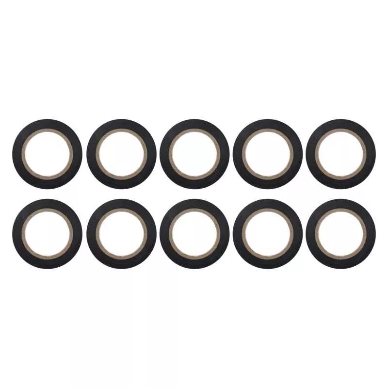 10 Rollen Schwarz Elektriker Klebeband PVC Isolierband Isoband - 25mm x 10m,EMOS,F62512, 0685293811801