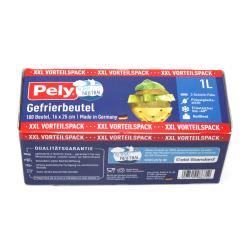 Pely Gefrierbeutel 100 Beutel 1 L XXL Vorteilspack Gefriertüten Tiefkühltüten,Pely,08671, 4007519086712