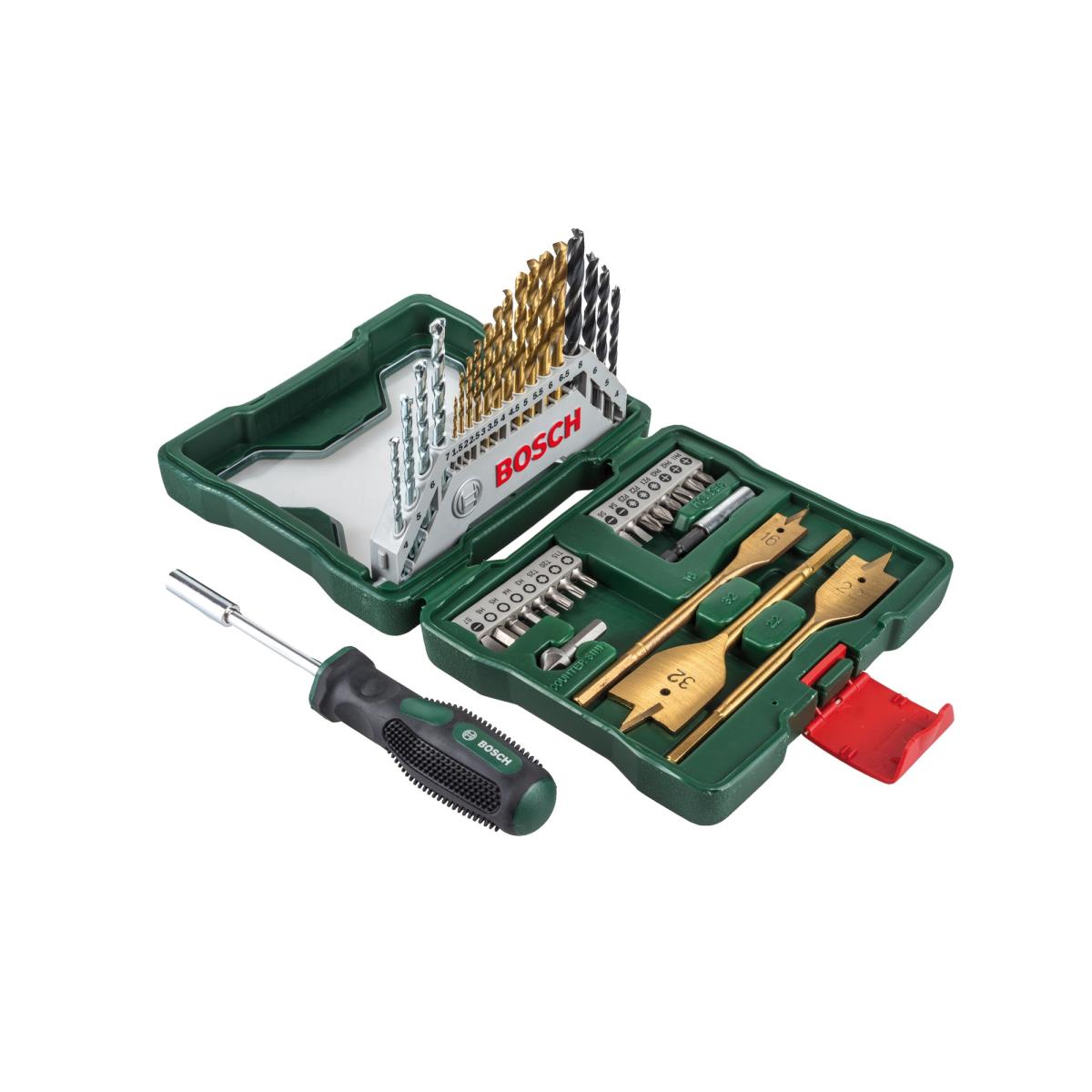 Bosch 2607017334 Profi Werkzeugkoffer X-Line Titanium aus 40 Teile Titan Set,Bosch,2607017334 , 6949509219602