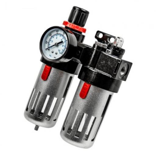Druckluft Druckminderer Wasserabscheider Luftdruck Entöler Regler Druckluft Druckminderer Wasserabscheider Luftdruck Entöler Regler ,FASTER TOOLS,4423, 5907078944234