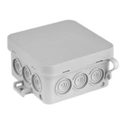 Aufputz Klein Verteilerdose 80x80 Installationsgehäuse Kabel Abzweigkasten IP54