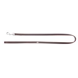 Lederleine Hundeleine Führleine Leine Stadtleine für Hunde 1,2 x120 cm braun
