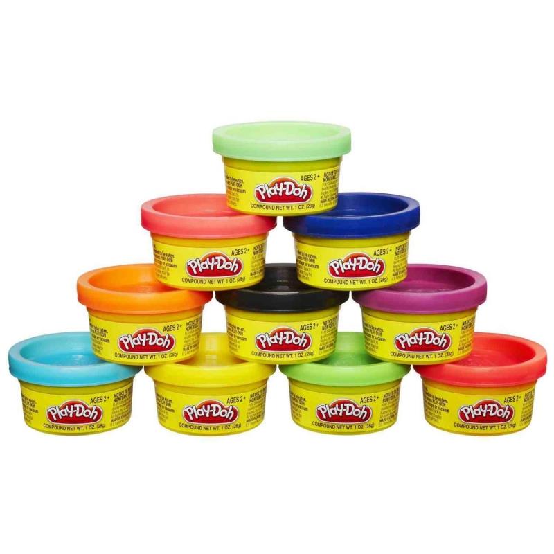 Play-Doh Plastilin Set 10 Knete Lustiges und süchtig machendes Farben Spiel,Play-Doh ,22037148, 5023117739941