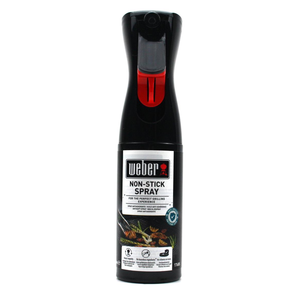 Weber Non Stick Spray 200 ml Grillreinigung Reinigungsmittel Antihaftspray Grill,Weber ,17685, 077924051357