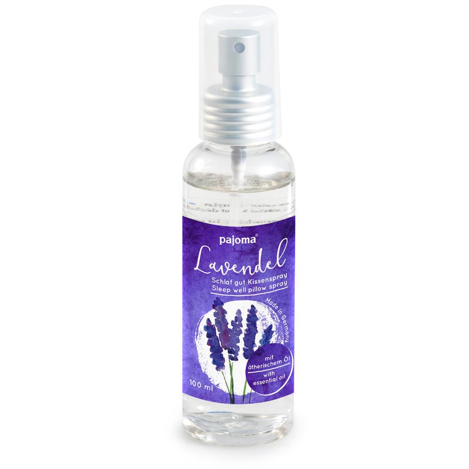 Lavendel Spray für Kopfkissen zum Einschlafen mit ätherischem Lavendelöl 100 ml Lavendel Spray für Kopfkissen zum Einschlafen mit ätherischem Lavendelöl 100 ml,Pajoma,90100, 4057824901002