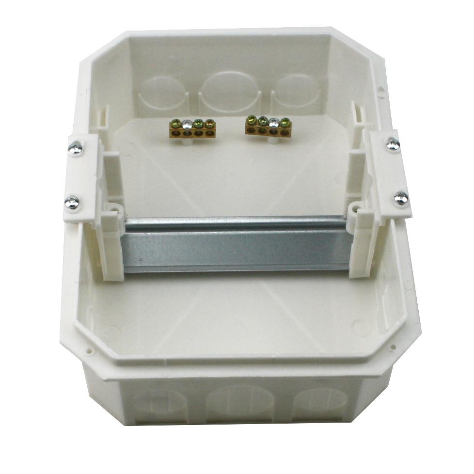 Unterputz Kleinverteiler 6 Mod Transparent Sicherungskasten Verteilerkasten N+PE,SHCET,CTD1-HPK 6 Ways, 6932775238675