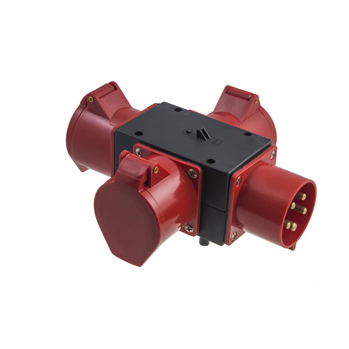 Adapter Stromverteiler R-BOX MINI 2 Baustromverteiler Verteiler 3x32A/5p IP44,Pawbol ,B.MINI-2, 5901350824511