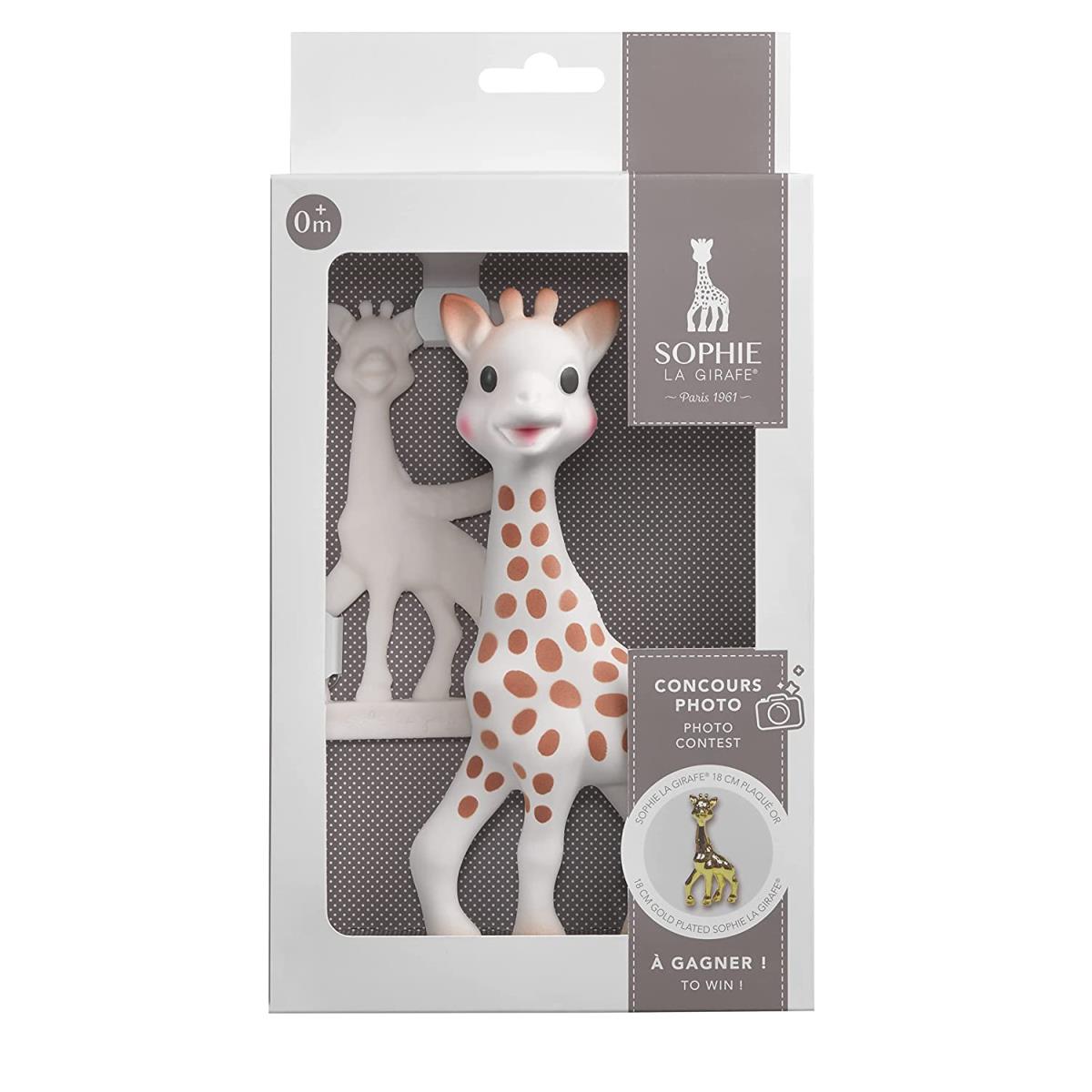 Vulli Sophie La Girafe Set Baby Beißring und Giraffe Babyset Zahnungshilfe,SOPHIE LA GIRAFE,516510.0, 3056565165101