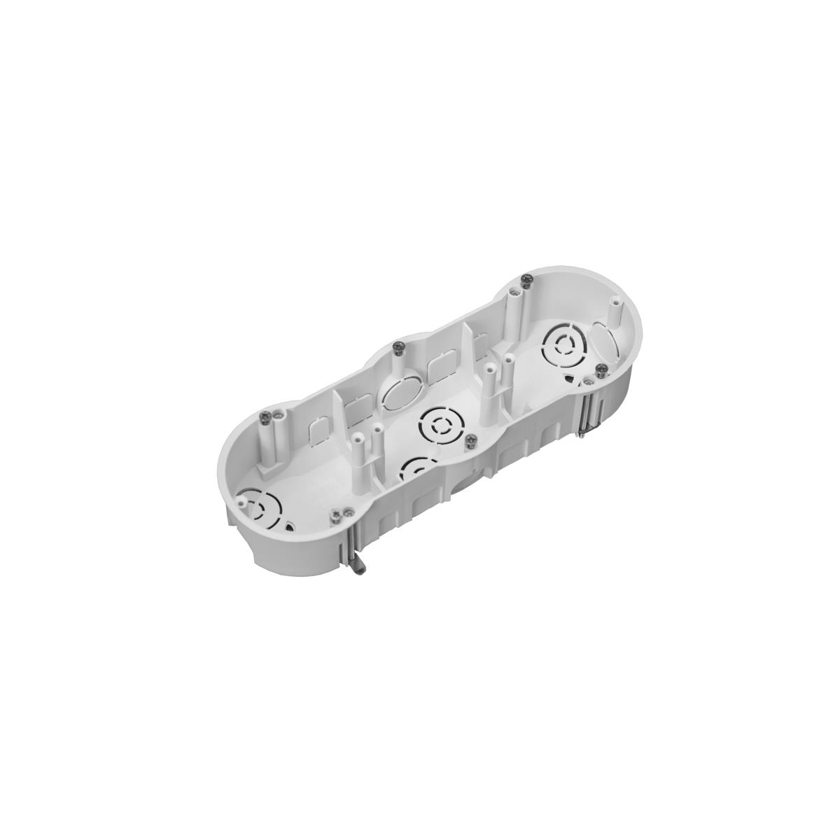 12 Stück Hohlwanddose 3-fach Schalterdose Abzweigdose Hohlraumdose Ø 60 x 45 mm,Pawbol,A.0041, 4779418009986