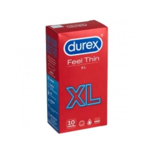 10 Stück Durex Feel Thin XL Extra Large Kondome für intensives Empfinden,Durex ,5997321772745, 5997321772745