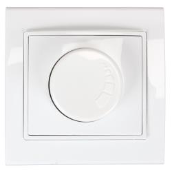 Dimmer Drehdimmer Helligkeitsregler Unterputz 400 W 230 V weiß