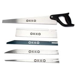 5 in 1 Set Holzsäge Fuchsschwanz Handsäge Universal Mehrzwecksäge 350mm